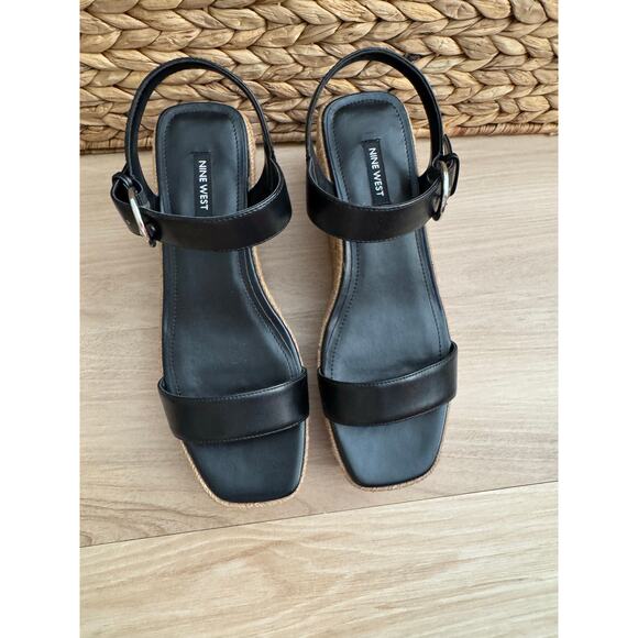 NWOB! Nine West Nillo Espadrille Wedge Sandal - Picture 6 of 7